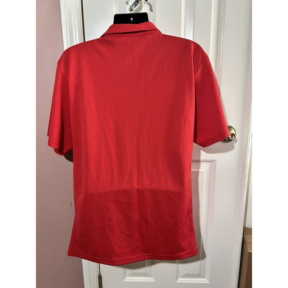 The Oval Ohio State Buckeyes Polo Golf Shirt Mens XL Embroidered Spell Out - Picture 3 of 6